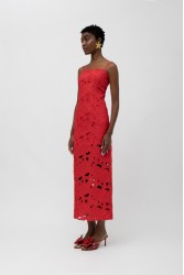 MALLORY THE LABEL Amara Red Dress