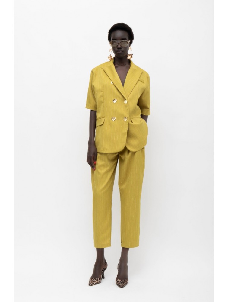 MALLORY THE LABEL Kiboko Lime Blazer