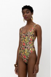 MALLORY THE LABEL Wild Rose Heat One Piece