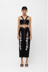 MALLORY THE LABEL Lunar Top Black Top