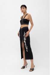 MALLORY THE LABEL Lunar Skirt Black