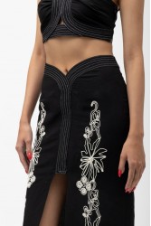 MALLORY THE LABEL Lunar Skirt Black
