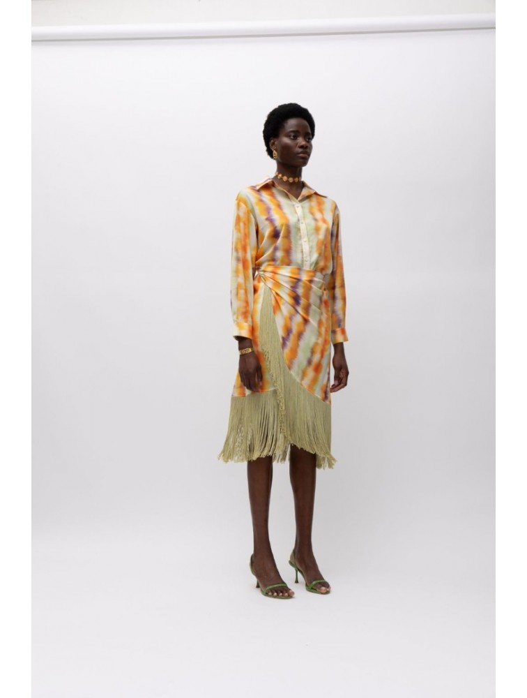 MALLORY THE LABEL Carmen Yellow Dress Κίτρινο Φόρεμα