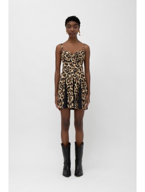 MALLORY THE LABEL Lupisa Leopard Dress 