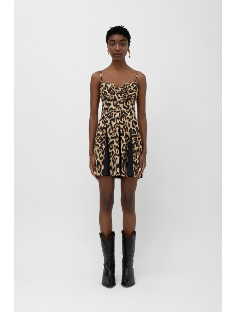 MALLORY THE LABEL Lupisa Leopard Dress