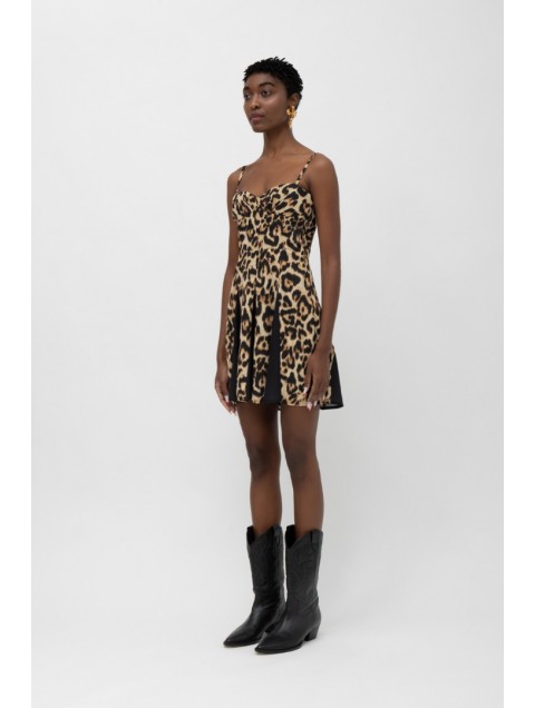 MALLORY THE LABEL Lupisa Leopard Dress 