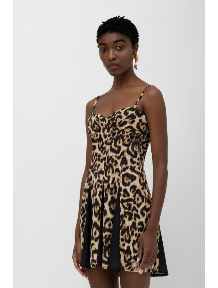 MALLORY THE LABEL Lupisa Leopard Dress