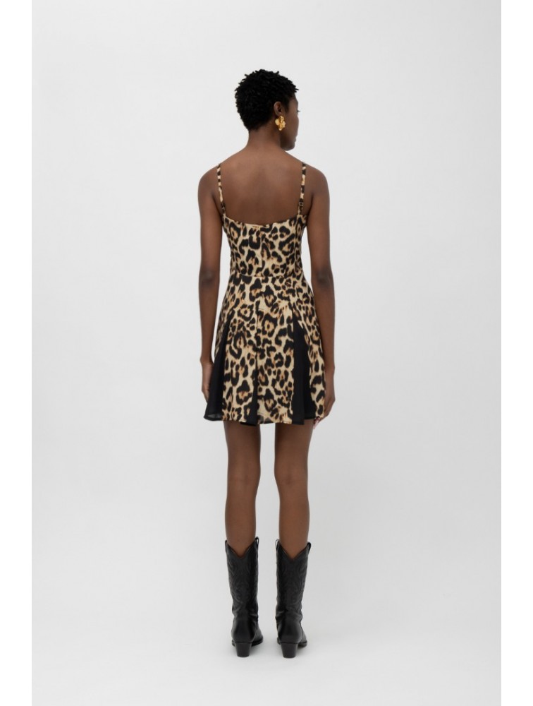 MALLORY THE LABEL Lupisa Leopard Dress
