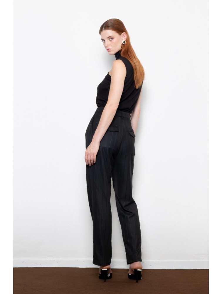 MALLORY THE LABEL Whiskey Black Moon Top Μαύρο Τοπ