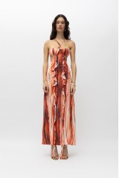 MALLORY THE LABEL Leon Dress Red Κόκκινο Φόρεμα