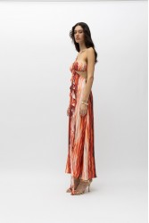MALLORY THE LABEL Leon Dress Red Κόκκινο Φόρεμα