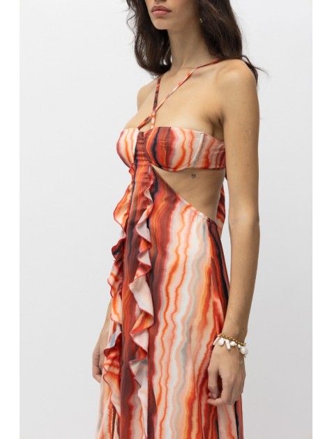 MALLORY THE LABEL Leon Dress Red Κόκκινο Φόρεμα MALLORY THE LABEL Leon Dress Red Κόκκινο Φόρεμα