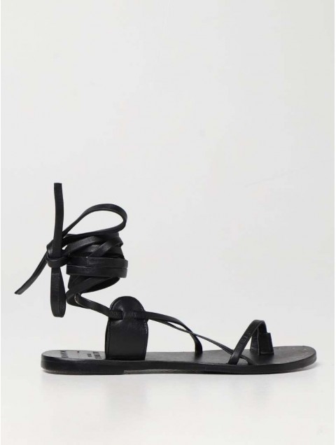 MANEBÌ Alex Rivière x Manebí - Leather women's sandals- Black MANEBÌ Alex Rivière x Manebí - Leather women's sandals- Black