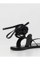 MANEBÌ Alex Rivière x Manebí - Leather women's sandals- Black