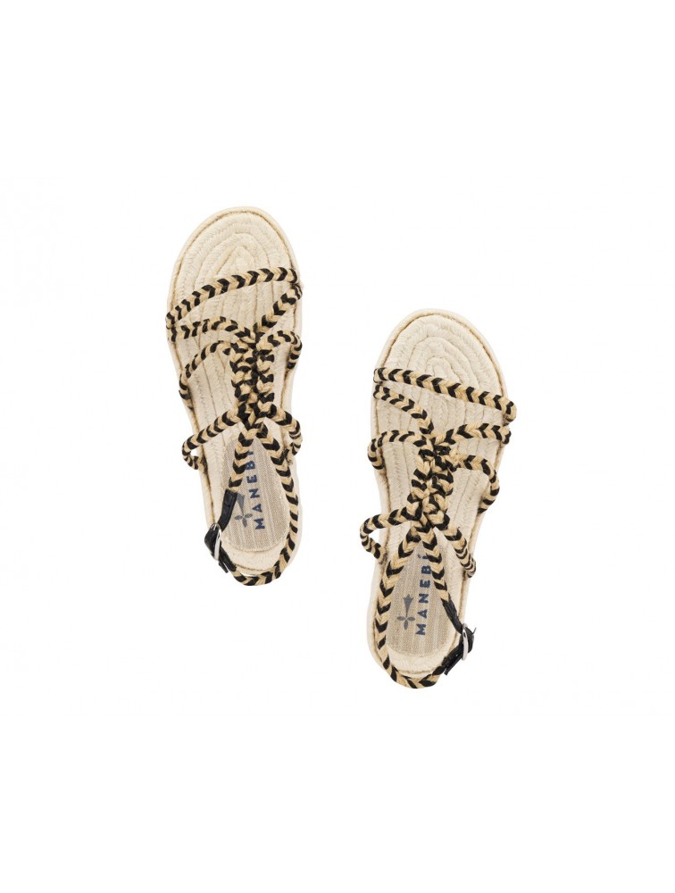MANEBÌ Rope women's sandals - Yucatan - Natural