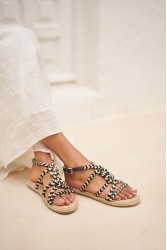 MANEBÌ Rope women's sandals - Yucatan - Natural