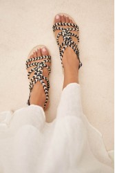 MANEBÌ Rope women's sandals - Yucatan - Natural