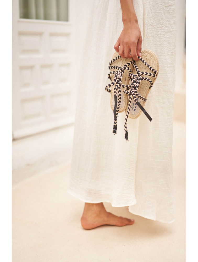 MANEBÌ Rope women's sandals - Yucatan - Natural
