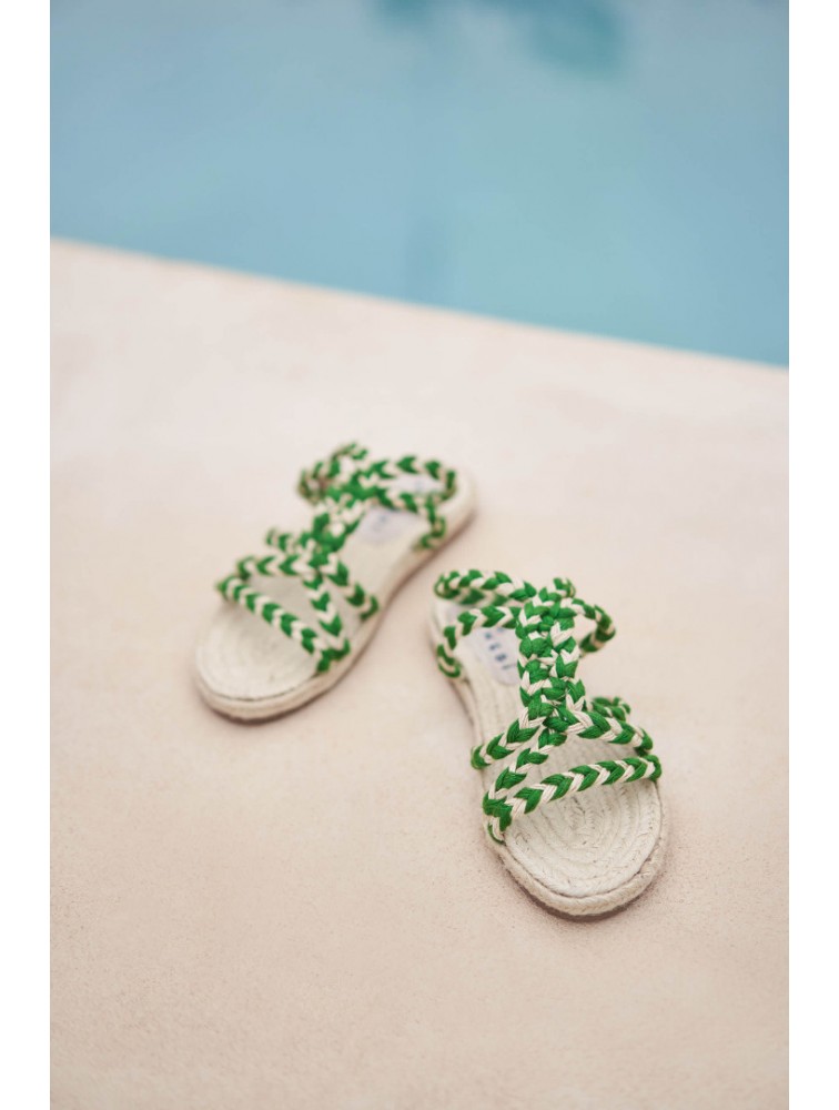 MANEBÌ Rope women's sandals- Yucatan - Green