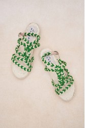 MANEBÌ Rope women's sandals- Yucatan - Green