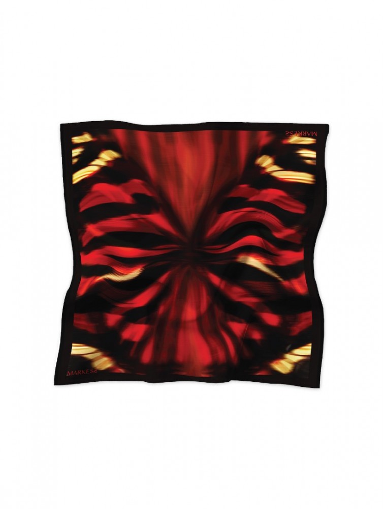 MARKESS Butterfly Effect Red Scarf