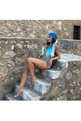 MARKESS Aqua Aura Pareo Μπλε Παρεό