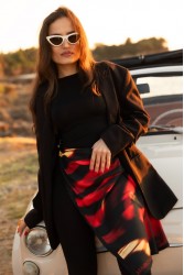 MARKESS Butterfly Effect Red Scarf