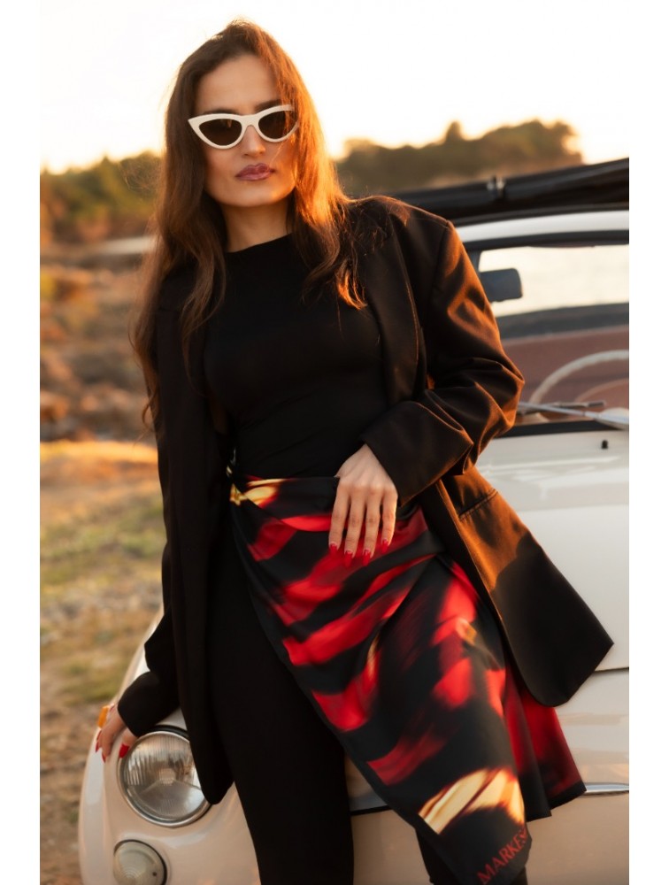 MARKESS Butterfly Effect Red Scarf