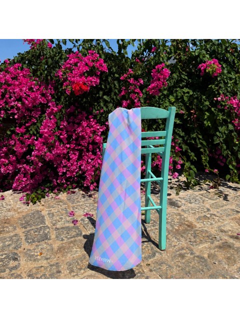 MARKESS Candy Plaid Pareo Πολύχρωμο Καρό Παρεό