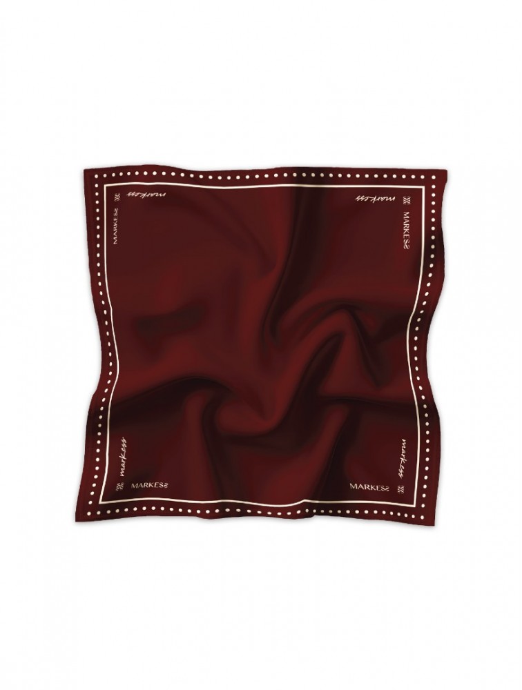MARKESS Markess Frame Bordeaux Scarf