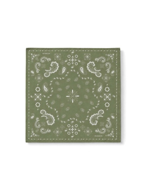 MARKESS Olive Paisley Bandana Χακί Μπαντάνα