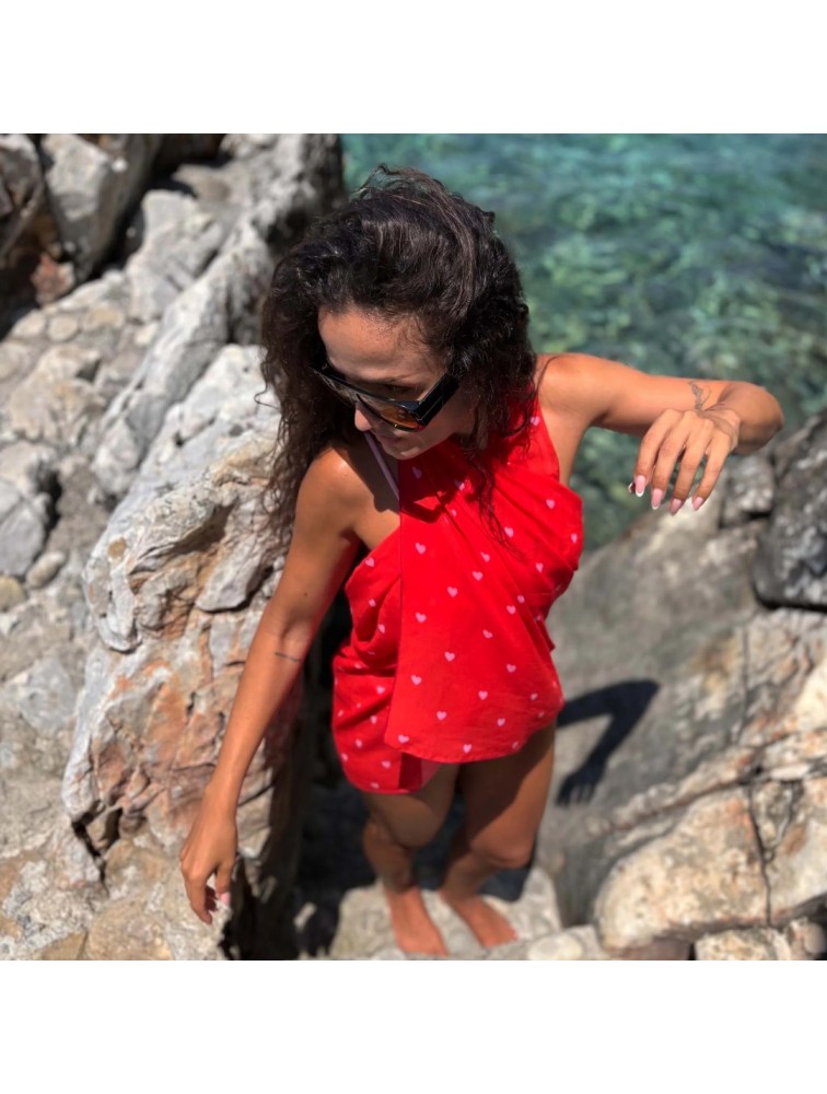 MARKESS Red Passion Pareo Κόκκινο Παρεό