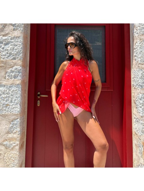 MARKESS Red Passion Pareo Κόκκινο Παρεό