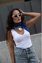 MARKESS Royal Paisley Bandana Μπλε Μπαντάνα