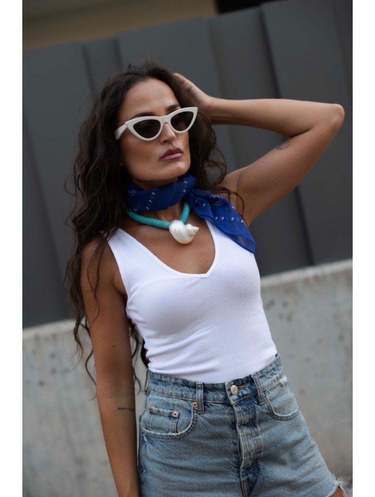 MARKESS Royal Paisley Bandana Μπλε Μπαντάνα