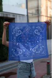 MARKESS Royal Paisley Bandana Μπλε Μπαντάνα