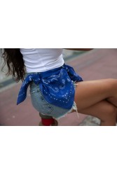 MARKESS Royal Paisley Bandana Μπλε Μπαντάνα
