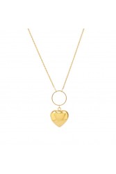 MATHE Puffy Heart Necklace Κολιέ