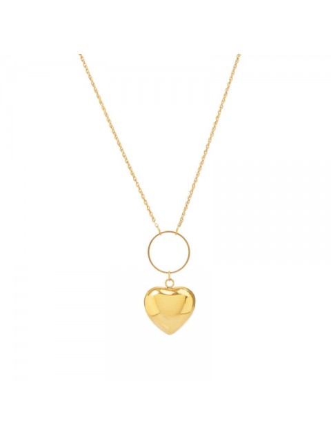 MATHE Puffy Heart Necklace