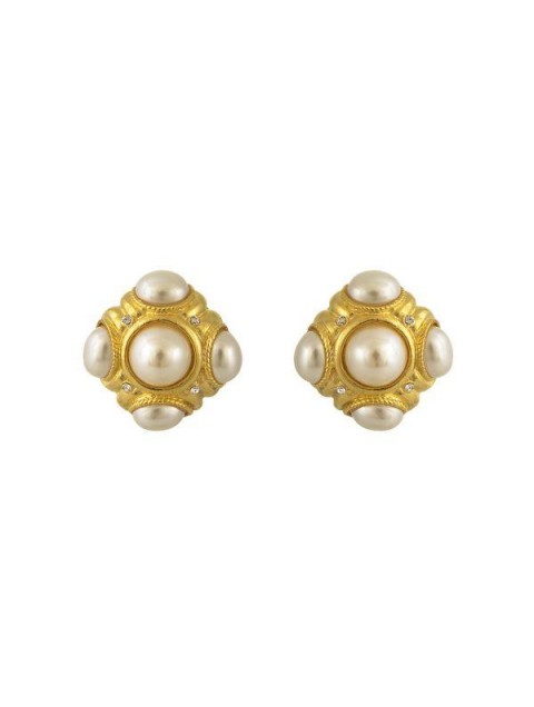MAYOL JEWELRY Alexis Earrings Gold Plated Clip Earrings MAYOL JEWELRY Alexis Earrings Gold Plated Clip Earrings