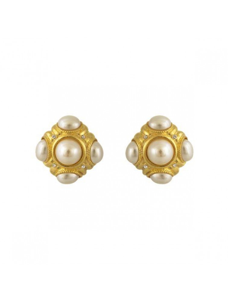 MAYOL JEWELRY Alexis Earrings Επιχρυσωμένα Κλιπ Σκουλαρίκια