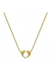 MAYOL JEWELRY Azula pendant Κολιέ από επιχρυσωμένο ορείχαλκο 24 καρατίων