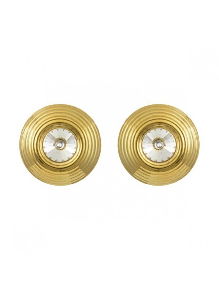 MAYOL JEWELRY Beverly Hills Earrings Επιχρυσωμένα Ορειχάλκινα Καρφωτά Σκουλαρίκια