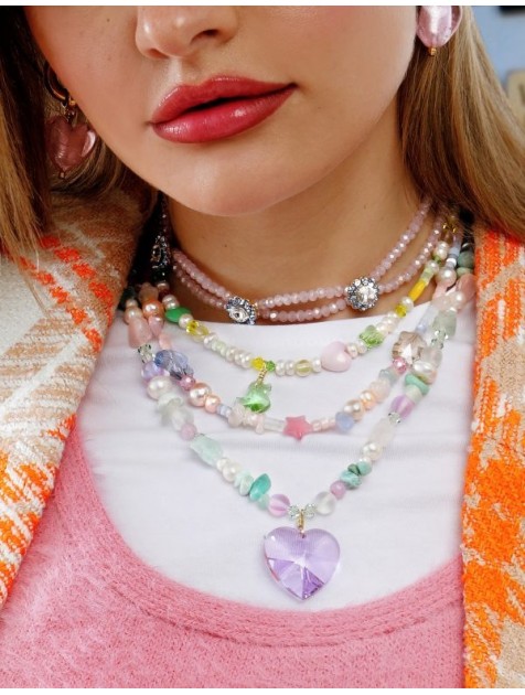 MAYOL JEWELRY Dionne Choker Λιλά Τσόκερ από Κρύσταλλα Swarovski MAYOL JEWELRY Dionne Choker Λιλά Τσόκερ από Κρύσταλλα Swarovski