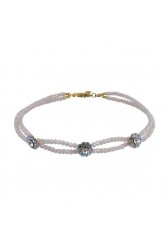 MAYOL JEWELRY Dionne Choker Λιλά Τσόκερ από Κρύσταλλα Swarovski