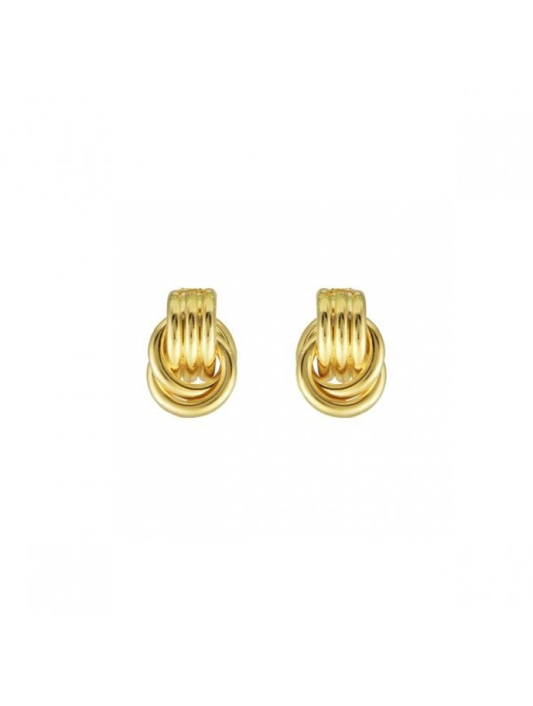 MAYOL JEWELRY Drew Earrings Επιχρυσωμένα ορειχάλκινα καρφωτά σκουλαρίκια