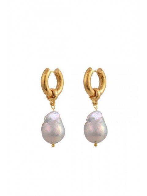 MAYOL JEWELRY Fresh Hoops Stainless steel gold plated hoops MAYOL JEWELRY Fresh Hoops Stainless steel gold plated hoops