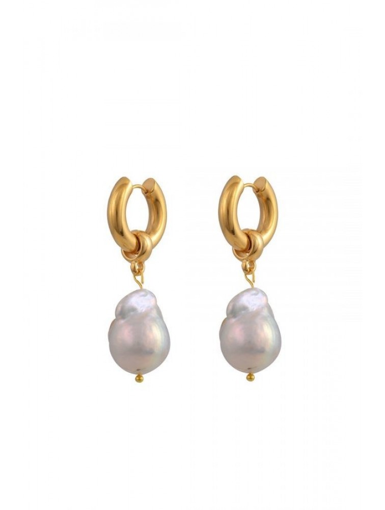 MAYOL JEWELRY Fresh Hoops Ανοξείδωτοι επιχρυσωμένοι κρίκοι