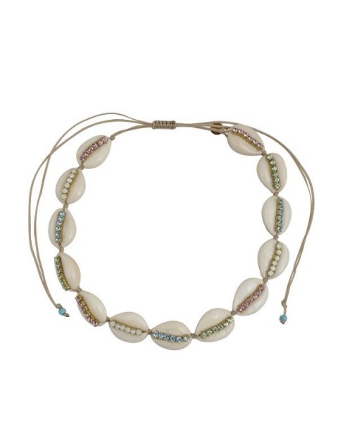 MAYOL JEWELRY Lambada Choker White Natural Shell Choker