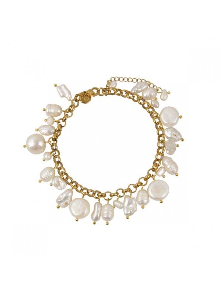 MAYOL JEWELRY Las Palmas Anklet Βραχιόλι Αστραγάλου από ορείχαλκο επιχρυσωμένο 24 καρατίων